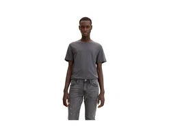 TOM TAILOR Jeans PIERS 5-Pocket Regular Fit Dunkelgrau/Hellgrau/Grau/Lila