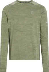 Energetics Langarmshirt He.-Langarmshirt Ailo LS M MELANGE/GRÜN/GRÜN