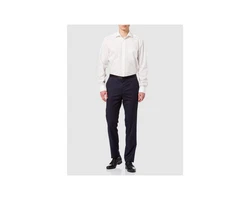 seidensticker Langarmhemd uni regular fit Dunkelblau/Weiß/Grau/Creme
