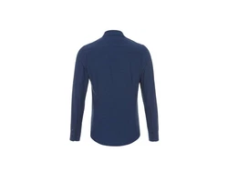 Hatico Langarmhemd regular fit Dunkelblau/Blau/Hellblau