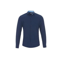 Langarmhemd uni regular fit (1-tlg)
