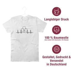 Shirtracer T-Shirt Kleeblatt Herzschlag St. Patricks Day 