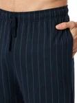 Schiesser Schlafhose Mix & Relax Dunkelblau/Blau