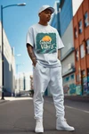 Reichstadt Print-Shirt Casual Oversize T-Shirt 24RS057 24RS057
