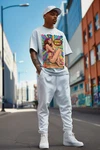 Reichstadt Print-Shirt Casual Oversize T-Shirt 24RS057 24RS057