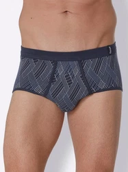Witt Slip (1-St) Dunkelblau/Blau/Grau