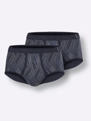 Witt Slip (1-St) Dunkelblau/Blau/Grau