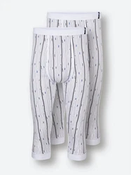 Witt Lange Unterhose (2-St) Lila/Blau/Fliederfarben/Weiß