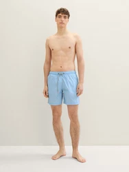TOM TAILOR Denim Badehose Hellblau/Blau