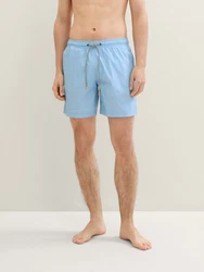 TOM TAILOR Denim Badehose Hellblau/Blau