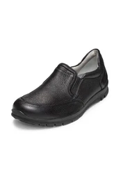 Vitaform Herrenschuhe Slipper Hirschleder Schwarz