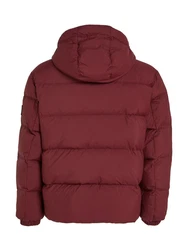Tommy Jeans Jacke 'Essential' Dunkelrot/Rot/Bordeaux