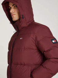 Tommy Jeans Jacke 'Essential' Dunkelrot/Rot/Bordeaux