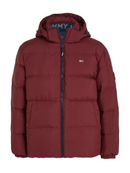 Tommy Jeans Jacke 'Essential' Dunkelrot/Rot/Bordeaux