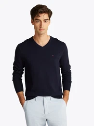 Strickpullover ESSENTIAL COTTON V NECK
