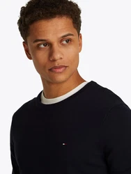 TOMMY HILFIGER Pullover 'ESSENTIAL' Dunkelblau