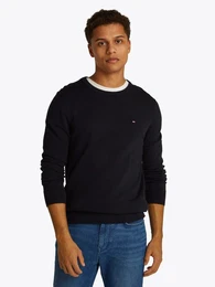 Rundhalspullover ESSENTIAL COTTON CREW NECK