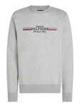 Tommy Hilfiger Sweatshirt Hilfiger Stripe Sweatshirt grau/mehrfarbig