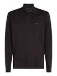 Tommy Hilfiger Langarm-Poloshirt L/S LIQUID COTTON REG POLO Schwarz/Lila/Dunkelbraun/Dunkelblau/Dunkelrot