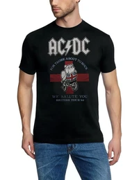 Print-Shirt British Tour 1982 Band T-Shirt Schwarz S M L XL XXL