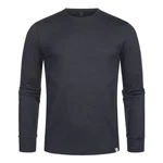 Tom Fyfe Longsleeve Merino Herren Dunkelblau/Dunkelgrau