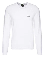 BOSS GREEN Strickpullover Sweatshirt Perform-X_CN grün