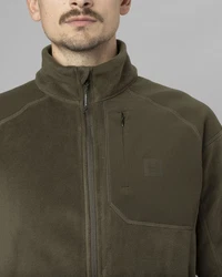 Härkila Fleecejacke Venjan 2.0 Dunkelgrün/Khaki/Braun