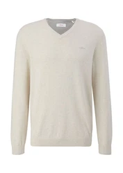 s.Oliver Strickpullover Khaki/Beige/Braun