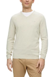 s.Oliver Strickpullover Khaki/Beige/Braun