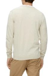 s.Oliver Strickpullover Khaki/Beige/Braun