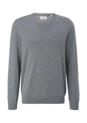 s.Oliver Pullover Grau/Hellgrau/Dunkelgrau