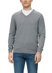 s.Oliver Pullover Grau/Hellgrau/Dunkelgrau