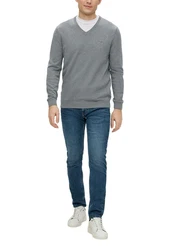 s.Oliver Pullover Grau/Hellgrau/Dunkelgrau