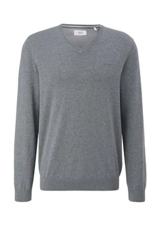 s.Oliver Pullover Grau/Hellgrau/Dunkelgrau
