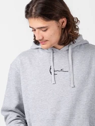 Karl Kani Hoodie Small Signature Hellgrau/Grau/Khaki/Braun/Beige
