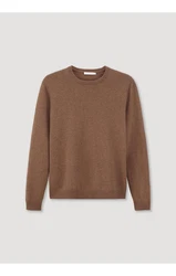 Hessnatur Strickpullover Braun