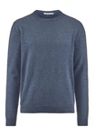 Hessnatur Strickpullover Dunkelblau/Blau/Grau/Hellblau
