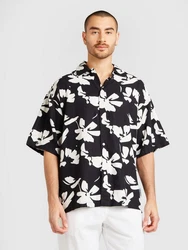 JACK & JONES Hemd FARO schwarz/weiß