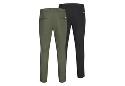 Jack & Jones Chinohose JJIMacro JJDave Khaki/Dunkelgrün
