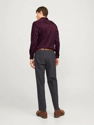 JACK & JONES Hemd 'Parma' aubergine