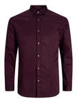 JACK & JONES Hemd 'Parma' aubergine