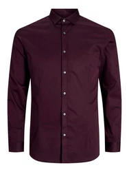 JACK & JONES Hemd 'Parma' aubergine