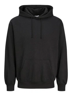 Jack & Jones Sweatshirt JJECHARGE SWEAT HOOD NOOS Schwarz/Dunkelgrau