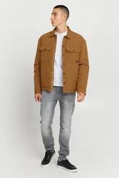 BLEND Übergangsjacke braun/schwarz/weiß