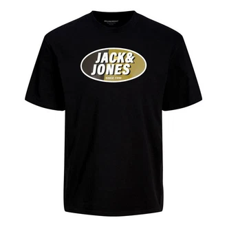 Jack & Jones T-Shirt JCORAY Crew Neck FST Schwarz/Hellblau Jack & Jones T-Shirt JCORAY Crew Neck FST Schwarz/Hellblau