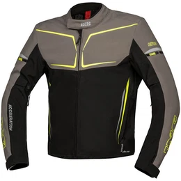 Motorradjacke TS-Pro ST+ Textiljacke Herren schwarz / grau / fluo-gelb M