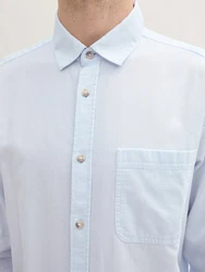 TOM TAILOR Langarmhemd pastellblau