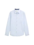 TOM TAILOR Langarmhemd pastellblau