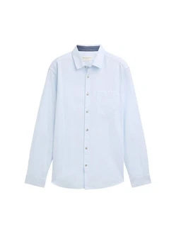 TOM TAILOR Langarmhemd pastellblau TOM TAILOR Langarmhemd pastellblau