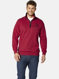 Sweatshirt QUENTASTI mit Zipp-Brusttasche